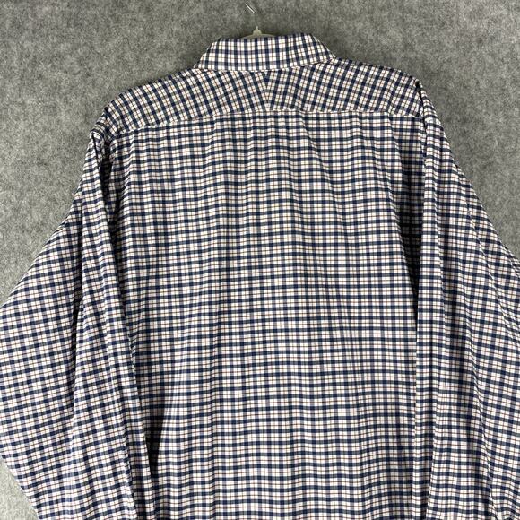 Proper Cloth Shirt Mens 2XLT Plaid Button Up Performance Long Sleeve Stretch - Picture 11 of 14